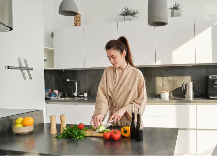 cocina amplia familiar
